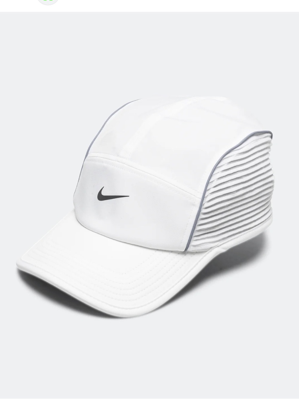 Nike Dri-Fit ADV Fly Unstructured AeroBill AeroAdapt Hat, M/L- White